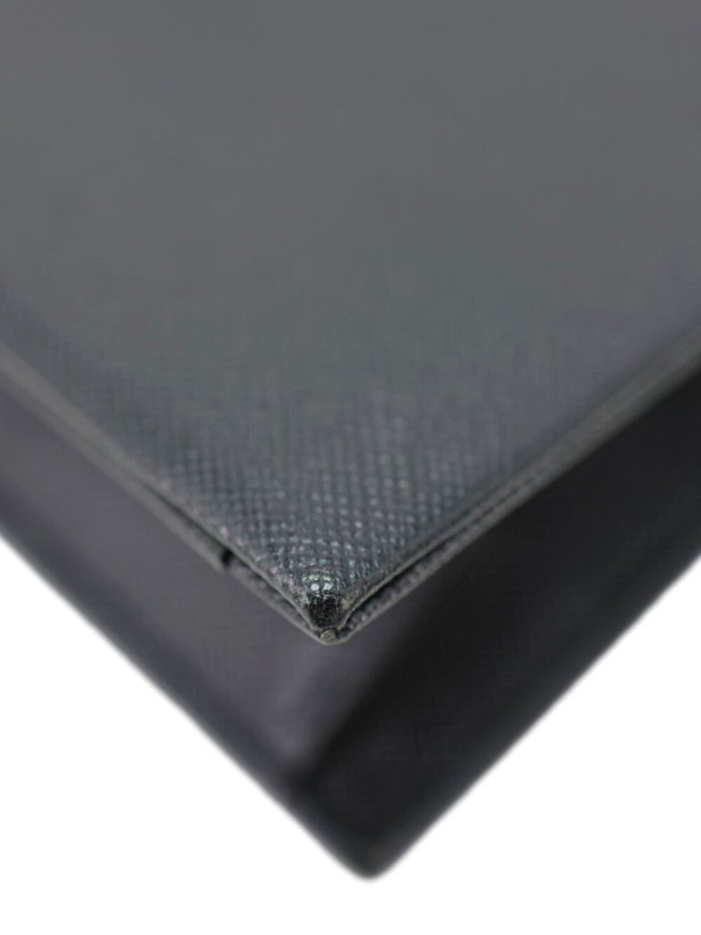 Yves Saint Laurent Saffiano Leather Clutch Black - Picture 7 of 11